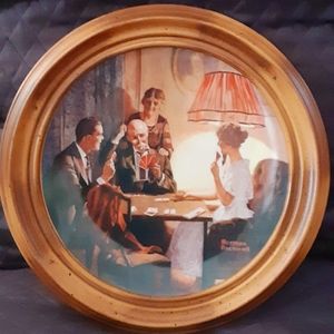 Vintage Edwin Knowles- Norman Rockwell Plate